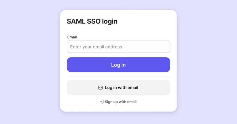 SAML SSOログイン